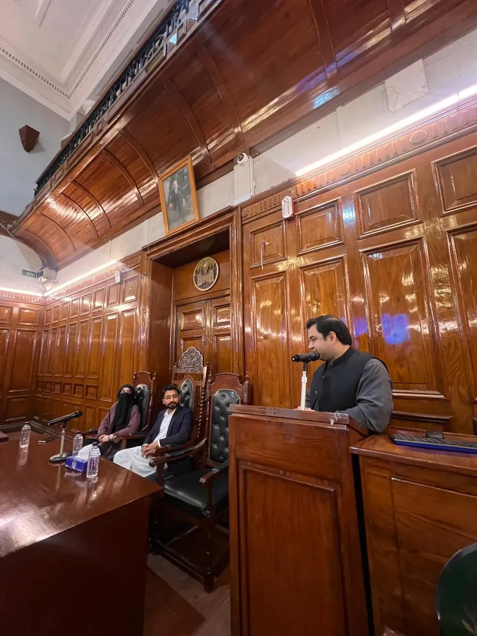 Zaviah students during the educational visit to the Khyber Pakhtunkhwa Assembly in Peshawar, photo 9 of 19