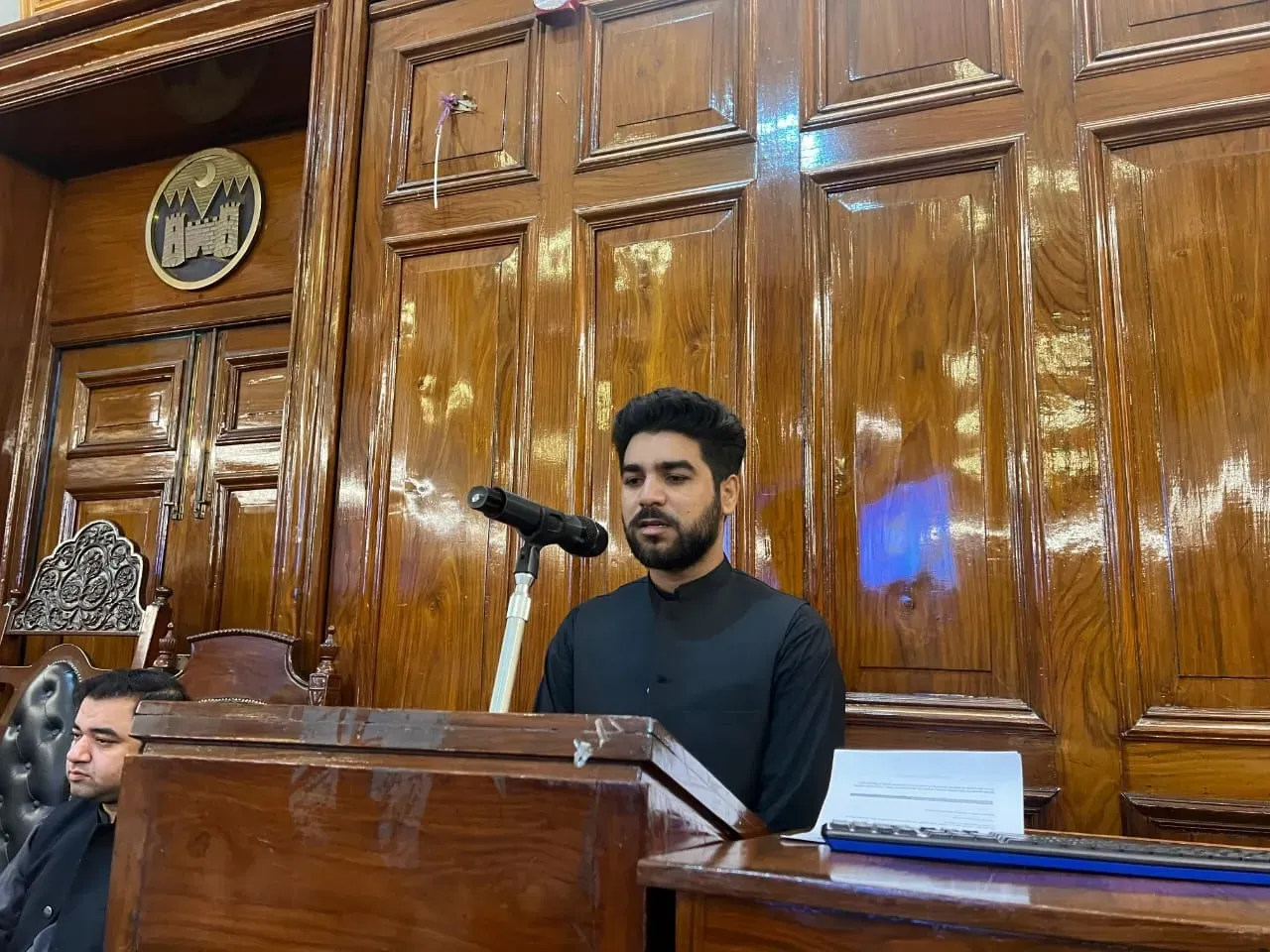 Zaviah students during the educational visit to the Khyber Pakhtunkhwa Assembly in Peshawar, photo 19 of 19