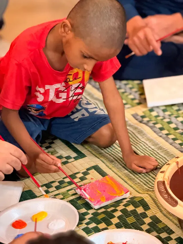 Zaviah team and children at Tahafuz Manzil Foster Home celebrating one year of impact, photo 19 of 22