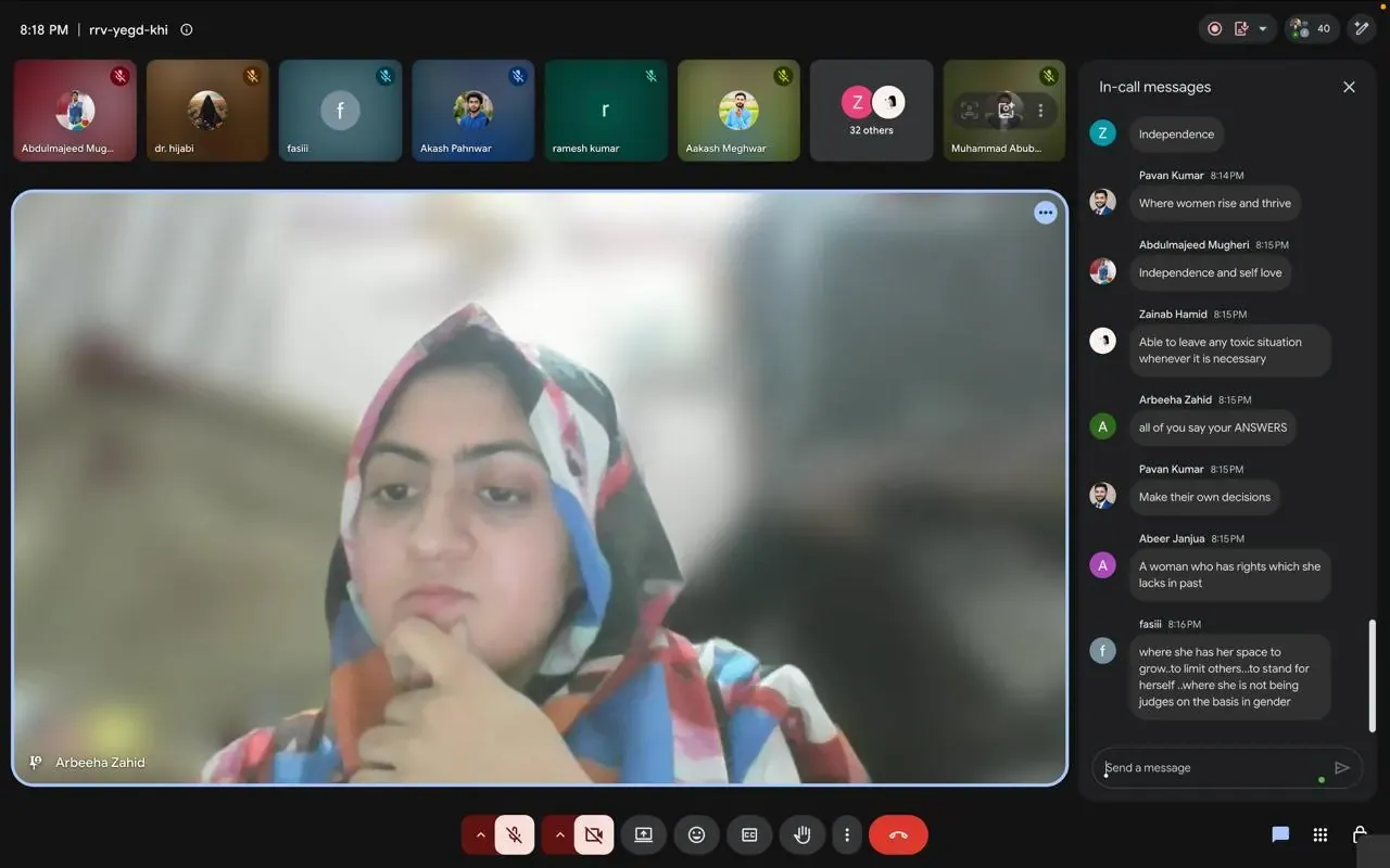 Glimpse from a live Zaviah online session, photo 7 of 45