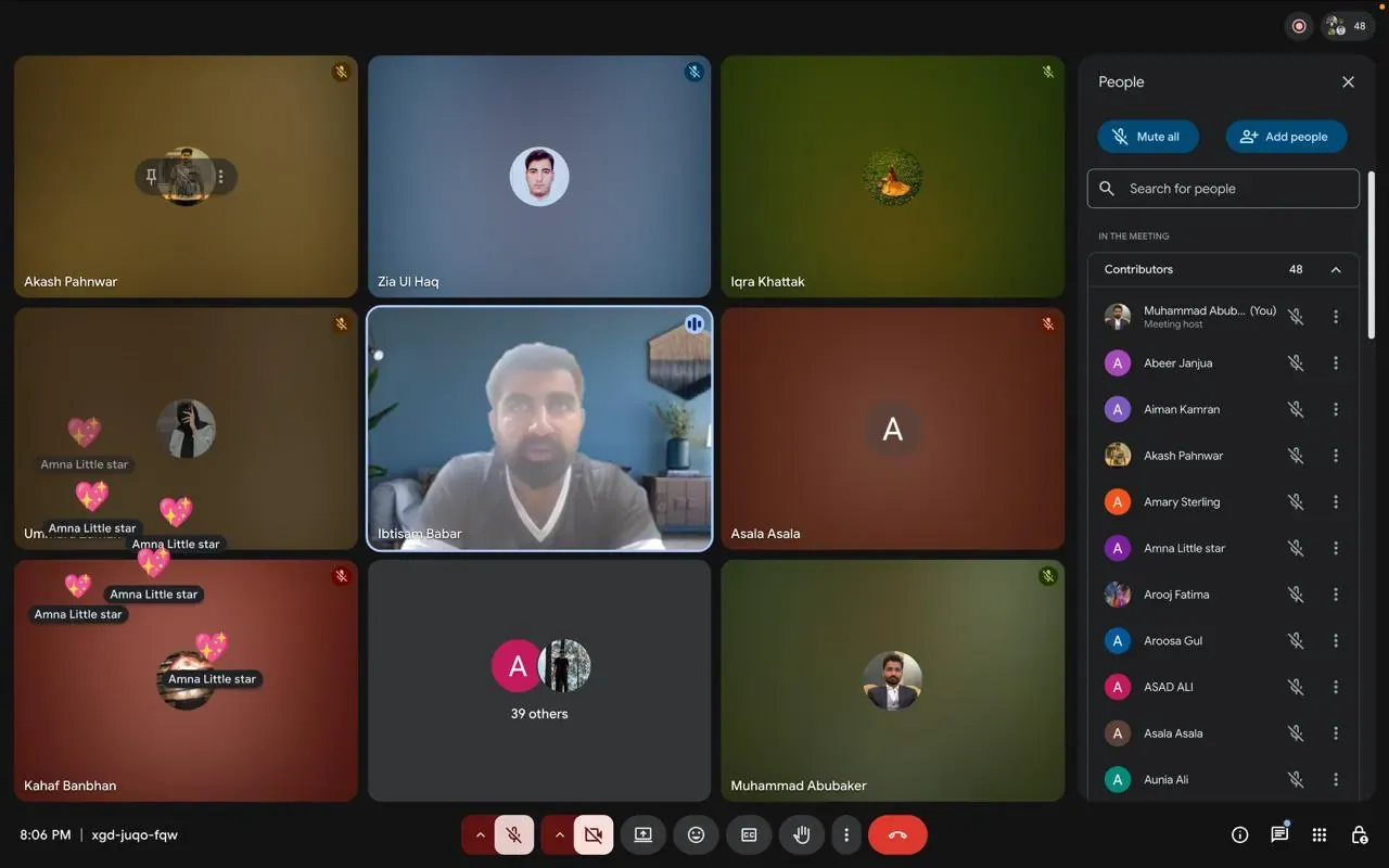 Glimpse from a live Zaviah online session, photo 14 of 45