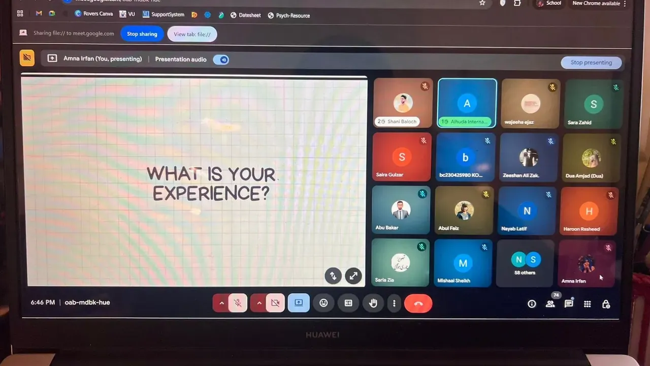 Glimpse from a live Zaviah online session, photo 42 of 45