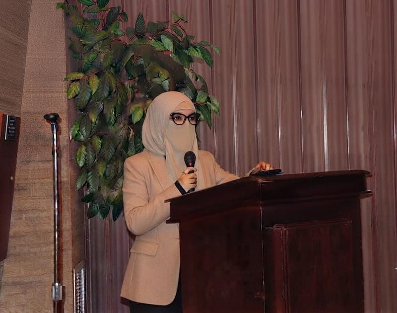 Ms. Saeeda Chaudhry, guest speaker at Zaviah